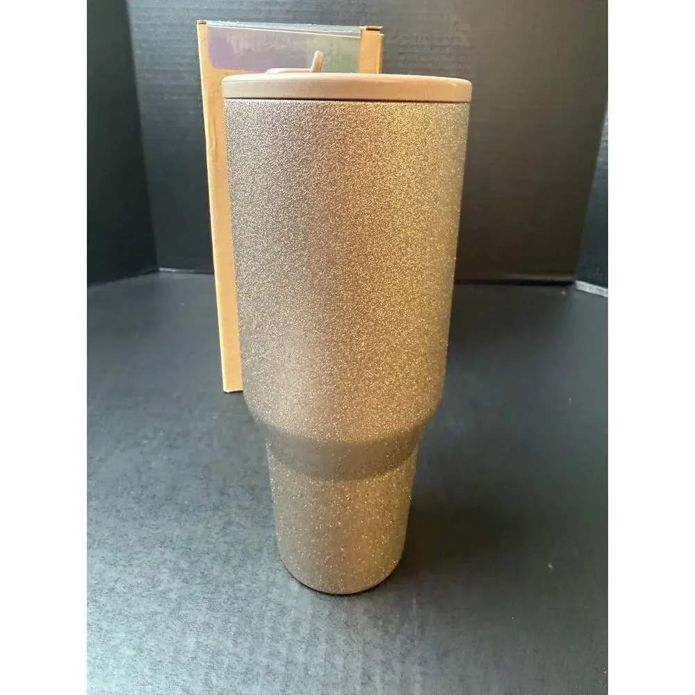 Hydrojug MIST 32oz NWT Birthday Gold Glitter Shimmer Tumbler Limited Edition